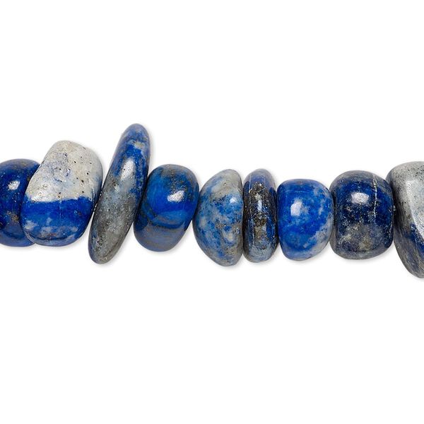 Lapis lazuli 1pkg1, chip / pebble bead natural 15 inch large image number 0