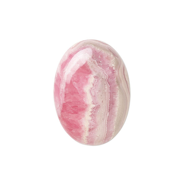 Rhodochrosite 1pkg1, calibrated oval cab natural 25x18mm image number 0