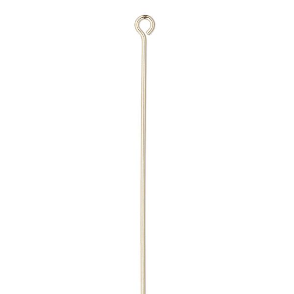 Eye pin, 14Kt gold-filled, 2 inches, 20 gauge. Sold per pkg of 2. image number 0