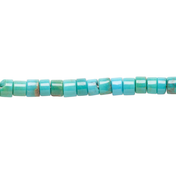 Sleeping beauty turquoise 1pkg1, heishi bead natural 15.5-16 inch 4.5x2mm-4.5x3mm image number 0