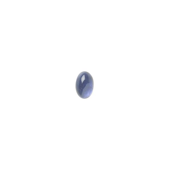 Iolite 1pkg1, hand-cut calibrated oval cab natural 6x4mm image number 0