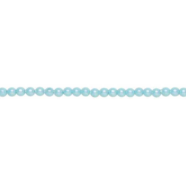 Pearl 1000pk iridescent light turquoise, Swarovski® 2mm round 5810 image number 0