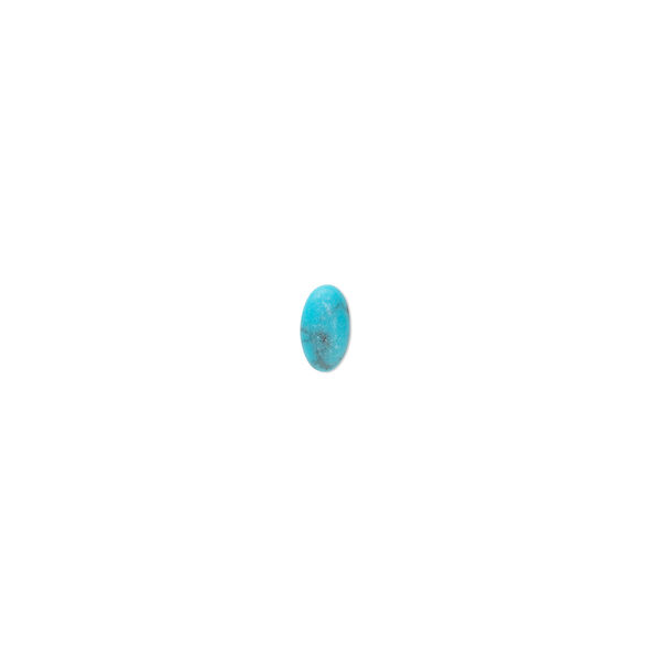 Turquoise 1pkg6, calibrated oval cab 5x3mm image number 0