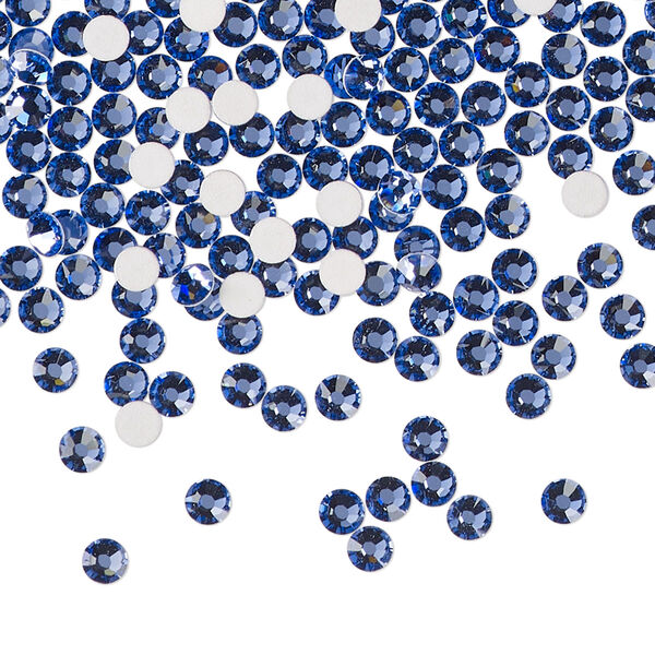 Flat back 144pk blue violet foil back, Preciosa MAXIMA Czech crystal rhinestone 3-3.2mm chaton rose round SS12 image number 0