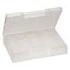 Organizer, plastic, frosted clear, 10 x 8-1/4 x 1-7/8 inches. Sold individually. image number 1