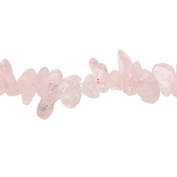Rose quartz 1pkg1, chip bead B grade, 32 inch medium image number 0