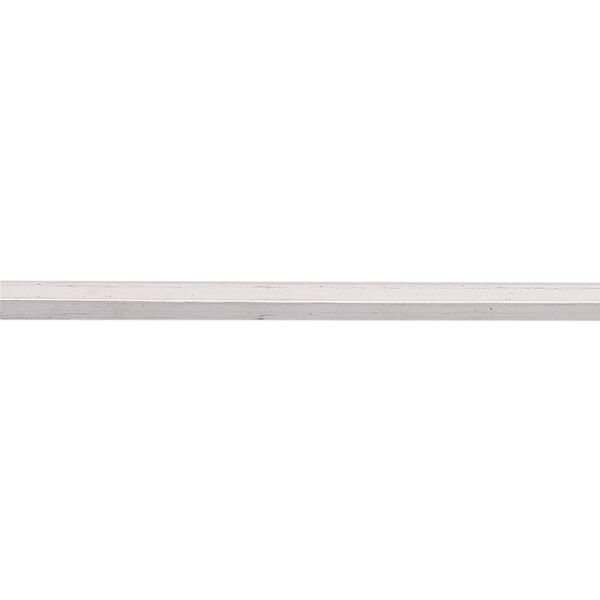 Wire, sterling silver, dead-soft, 3x2mm triangle, 13 gauge. Sold per 1-foot pkg. image number 0