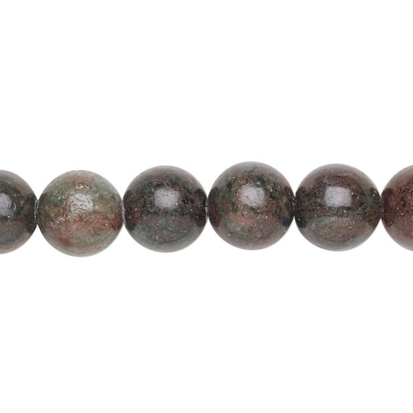 Kashgar garnet 1pkg1, round bead natural 15.5-16 inch 10mm image number 0