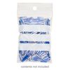 Bag, Tite-Lip™, plastic, white and clear, 2-1/2x2 inch top zip. Sold per pkg of 100. image number 0