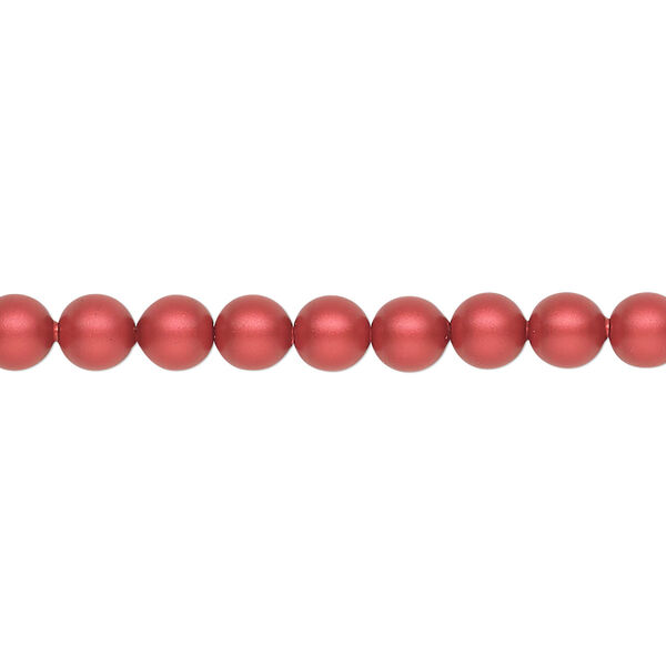 Pearl 500pk rouge, Swarovski® 5mm round 5810 image number 0