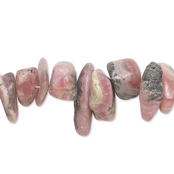 Rhodochrosite 1pkg1, chip bead natural 8 inch large image number 0