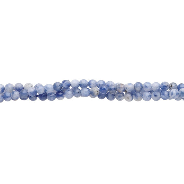 Sodalite 1pkg1, round bead natural 15.5-16 inch 2mm image number 0