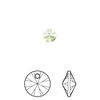 Drop 12pk peridot, Crystal Passions® Regenerated 6mm pendant mini disk 6428 image number 0