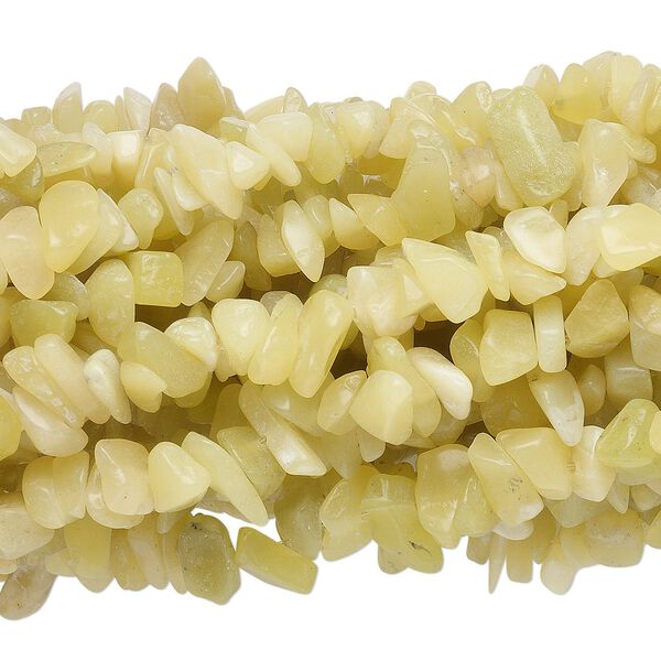 New "jade" 1pkg10, chip bead natural 34 inch medium image number 0