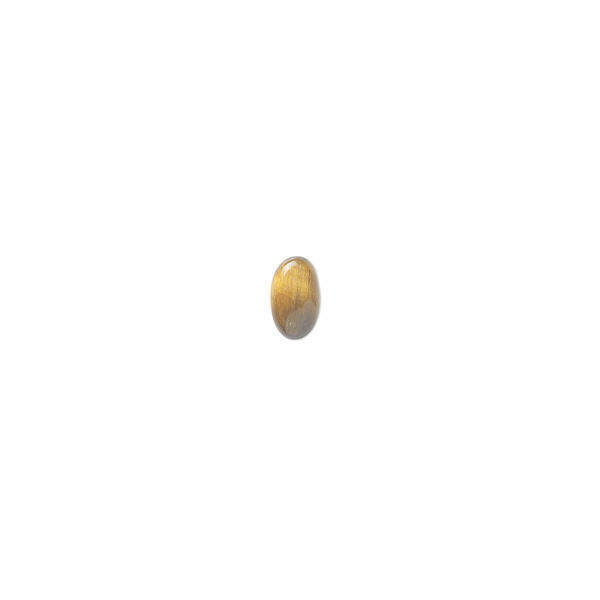 Tigereye 1pkg16, calibrated oval cab natural 5x3mm image number 0