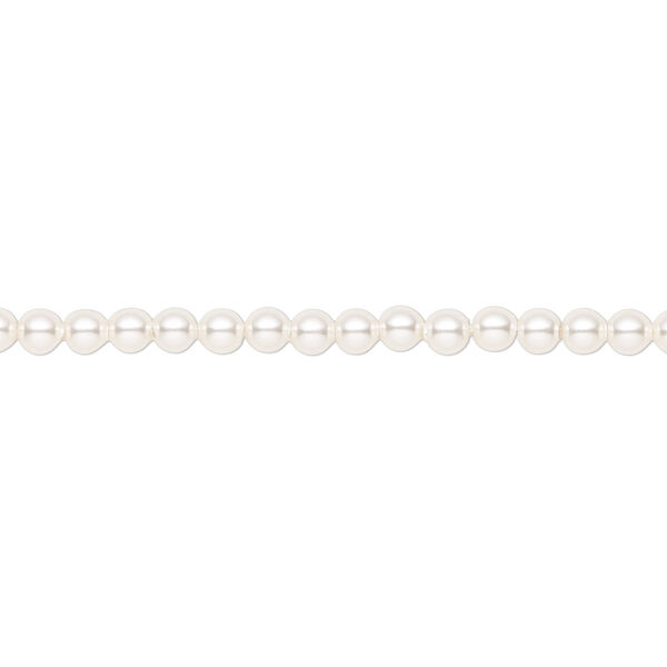 Pearl 1000pk white, Crystal Passions® 3mm round 5810 image number 0