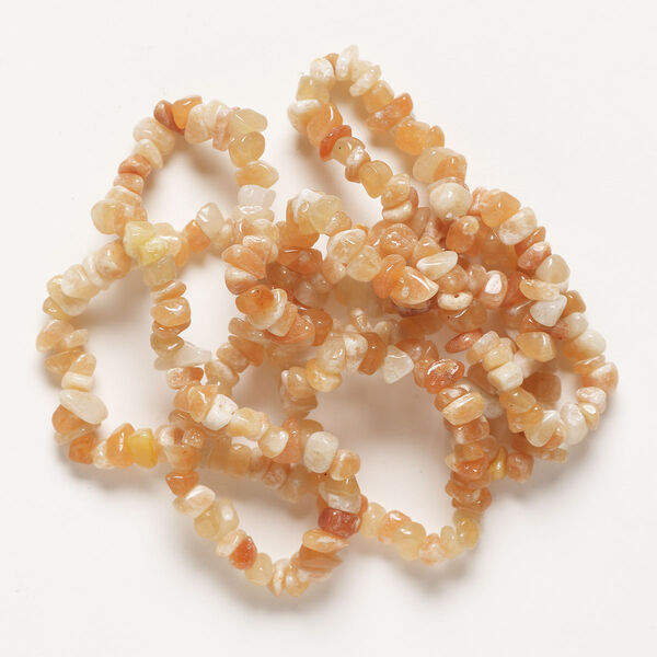 Sunstone 1pkg1, chip bead natural C grade, 32 inch small to large image number 0