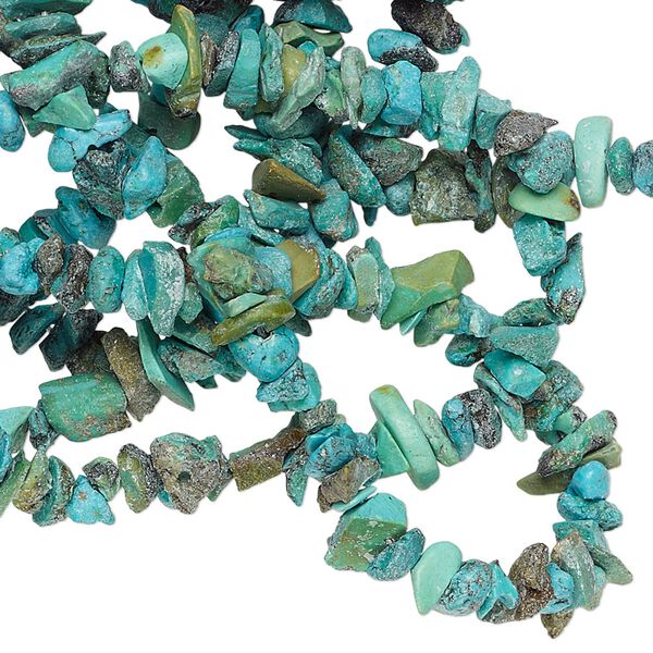 Turquoise 1pkg1, chip bead 33 inch mini image number 0