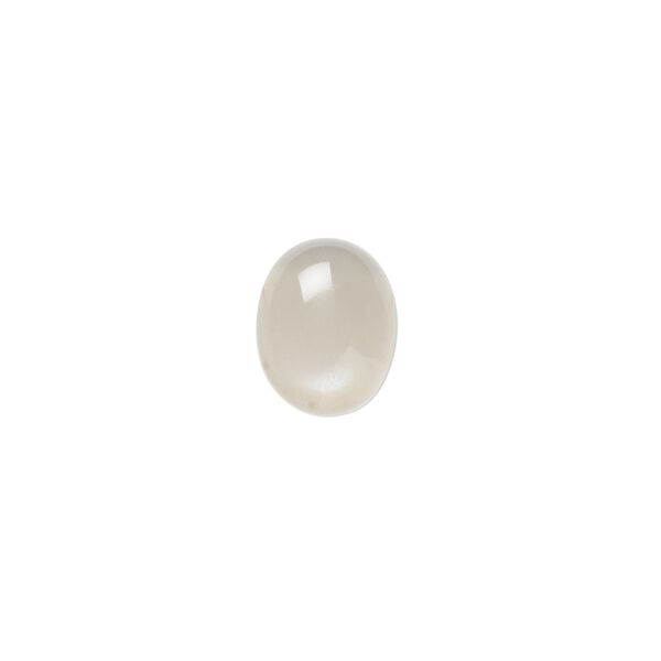 Silver moonstone 1pkg6, hand-cut calibrated oval cab natural 10x8mm image number 0