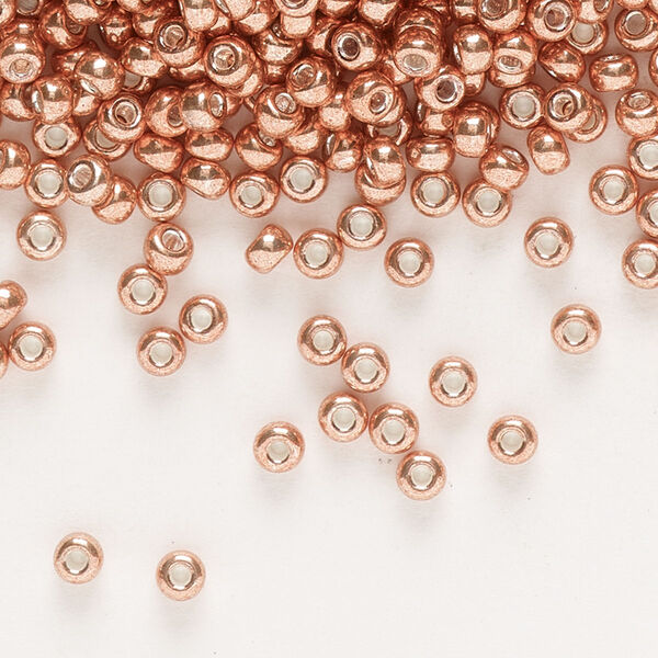 Seed bead, Miyuki, glass, pkg/250g, #8 rocaille, opaque galvanized muscat, (RR-1072). image number 0