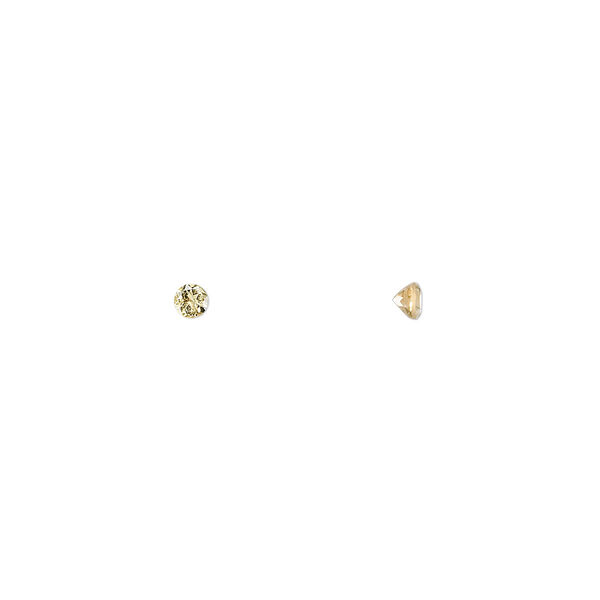 Citrine 1pkg8, hand-cut faceted round gem 2.5mm image number 0