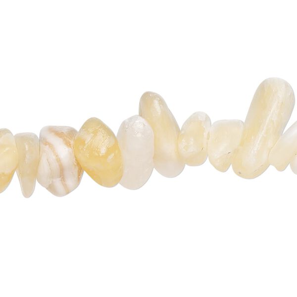 Bead, calcite (coated), large chip, Mohs hardness 3. Sold per 15-inch strand. image number 0