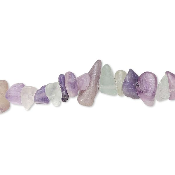 Rainbow fluorite 1pkg1, chip bead natural 35 inch continuous loop small to medium image number 0