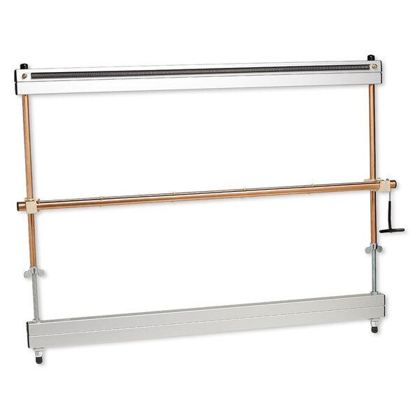 Loom, beading and tapestry, pkg/1, Mirrix Zeus, aluminum / steel / copper, 20.5 to 37 inches, makes a piece 61x35 inches. image number 0