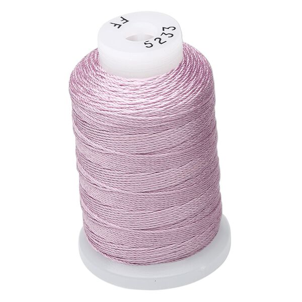 Thread, Purely Silk™, 3-ply, lilac, size FF. Sold per 115-yard spool. image number 0