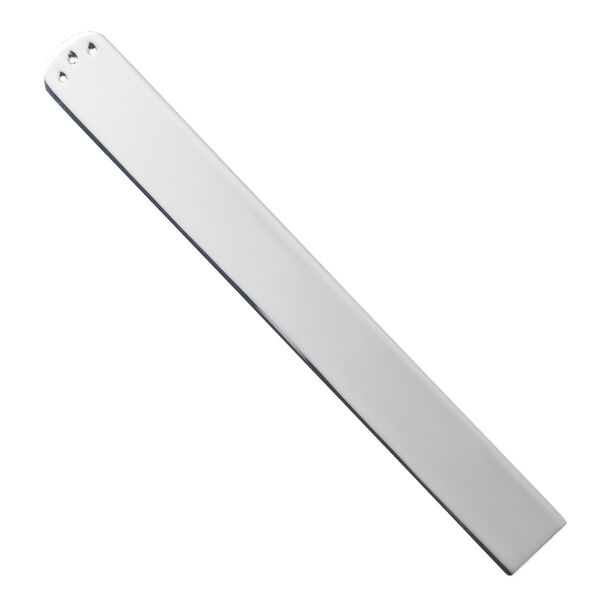 Bookmark, silver-plated steel, 5-1/8 x 9/16 inch with (3) 1mm holes, 1mm thick. Sold individually. image number 0