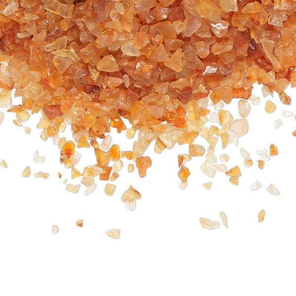 Carnelian 1pkg1, undrilled inlay chip 1 lb mini image number 0