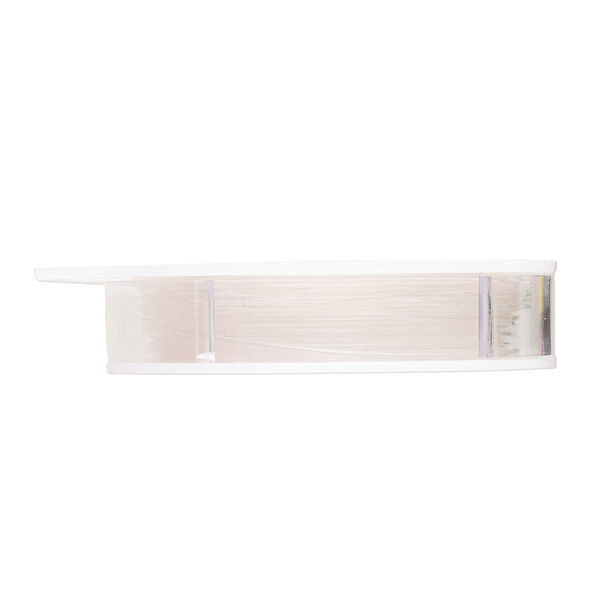 Cord, Beadalon® ELASTICITY®, elastic rubber, pkg/5m, 1.0mm diameter, clear. image number 1