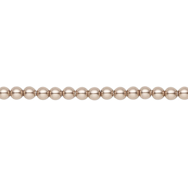 Pearl 1000pk bronze, Swarovski® 3mm round 5810 image number 0