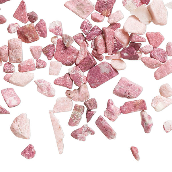 Thulite 1pkg1, undrilled inlay chip natural 10g mini image number 0
