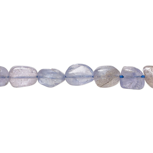 Tanzanite 1pkg1, hand-cut nugget bead 15 inch mini image number 0
