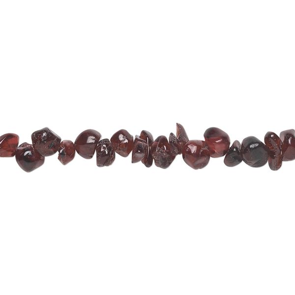 Garnet 1pkg1, chip bead natural 15 inch mini image number 0