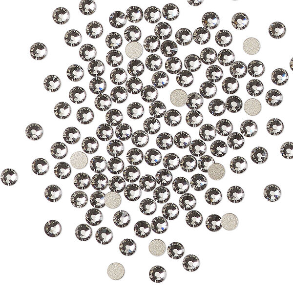 Flat back 144pk rose foil back, Crystal Passions® 2.5-2.7mm rose round SS9 2058 image number 0