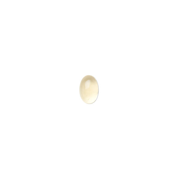 Citrine 1pkg2, hand-cut calibrated oval cab 6x4mm image number 0