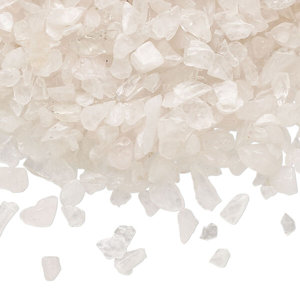 Rose quartz 1pkg1, undrilled inlay chip natural 50g mini image number 0
