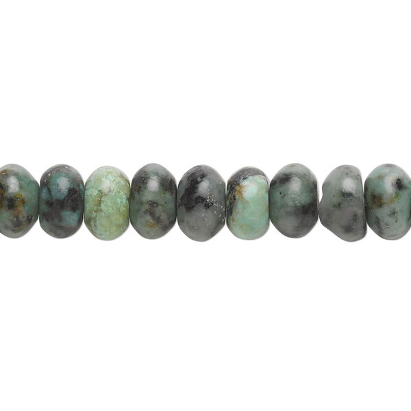 African "turquoise" 1pkg1, rondelle bead 15.5-16 inch 8x5mm image number 0