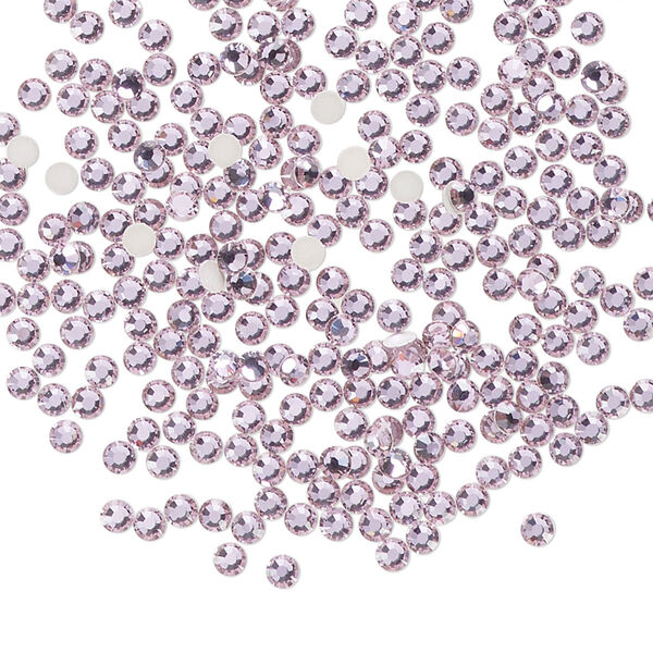 Flat back 1440pk mesmera foil back, Preciosa MAXIMA Czech crystal rhinestone 2.1-2.3mm chaton rose round SS7 image number 0