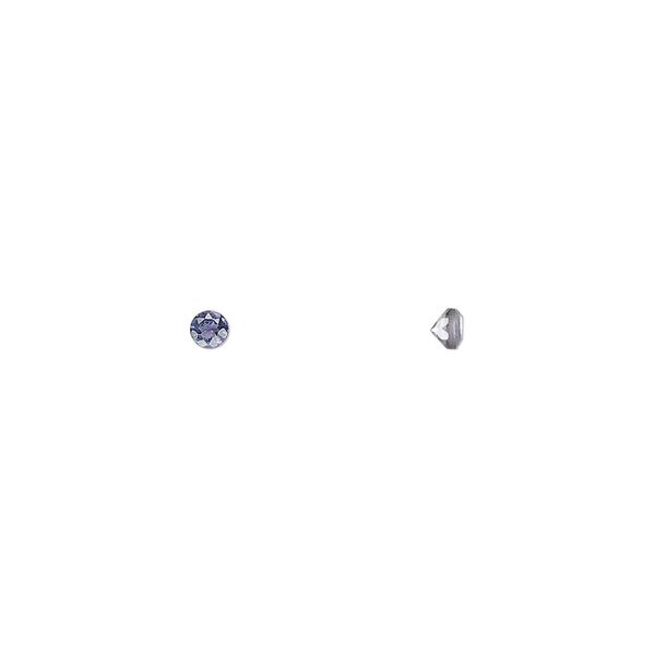 Iolite 1pkg6, hand-cut faceted round gem natural 2.5mm image number 0