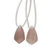 Coffee moonstone 1pkg2, hand-cut top-drilled puffed kite bead natural 17x10mm image number 0