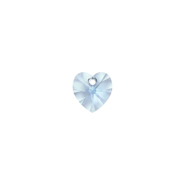 Drop 288pk ice blue, Swarovski® ReCreated™ 10mm pendant XILION heart 6228 image number 0