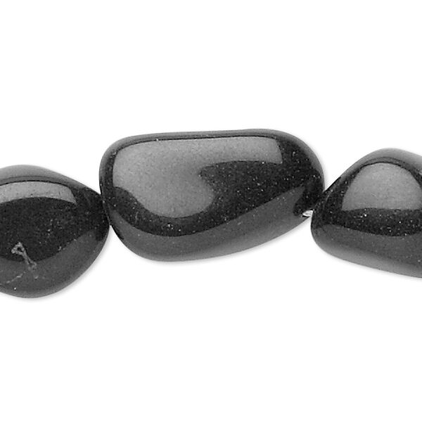 Blackstone 1pkg1, tumbled nugget bead 15.5-16 inch medium image number 0