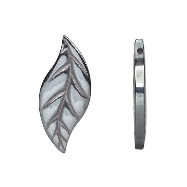 Hemalyke™ 1pkg4, 2-sided leaf drop 27.5x12mm image number 0