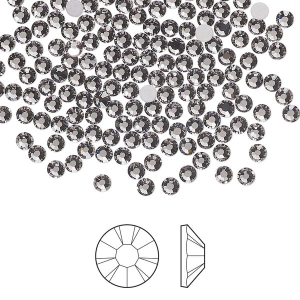 Flat back 1pkg144, lilac ash foil back Preciosa MAXIMA Czech crystal rhinestone 2.5-2.7mm chaton rose round SS9 image number 0