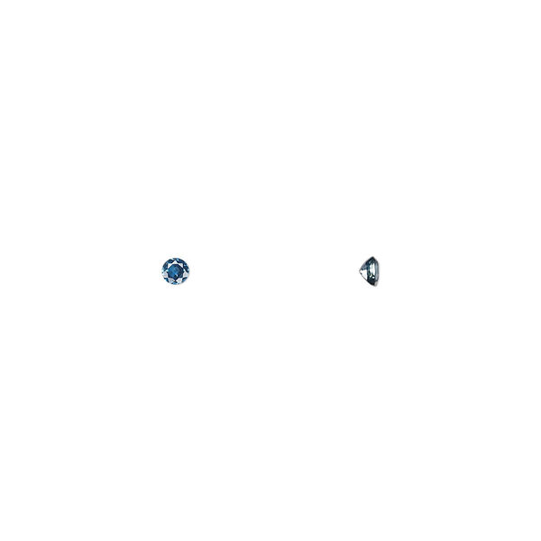 Blue sapphire 1pkg1, hand-cut faceted round gem A- grade, 2.25mm image number 0