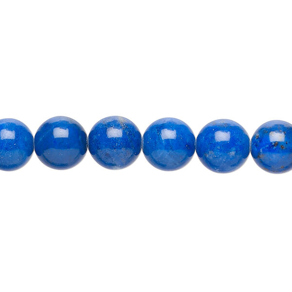 Lapis lazuli 1pkg1, round bead natural 15.5-16 inch 8mm image number 0