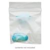 Bag, Tite-Lip™, plastic, clear and white, 2-inch top zip with block. Sold per pkg of 1,000. image number 0